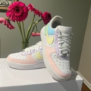 🌸Host Pick🌸 | NIKE | Air Force Ones | Womens size 9 | Pastel | Matte |